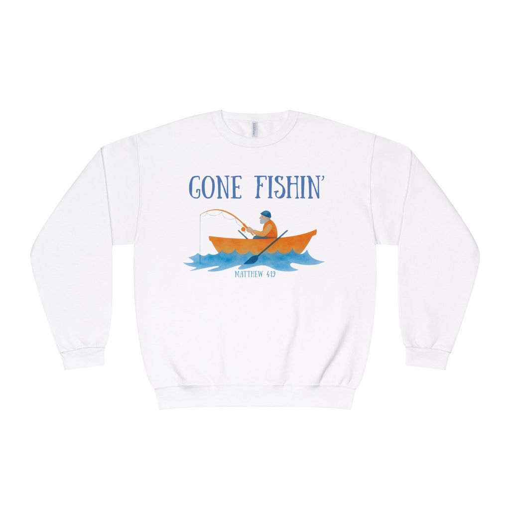 Gone Fishin' Sweatshirt - Cozy Fishing Crewneck for Outdoor Anglers