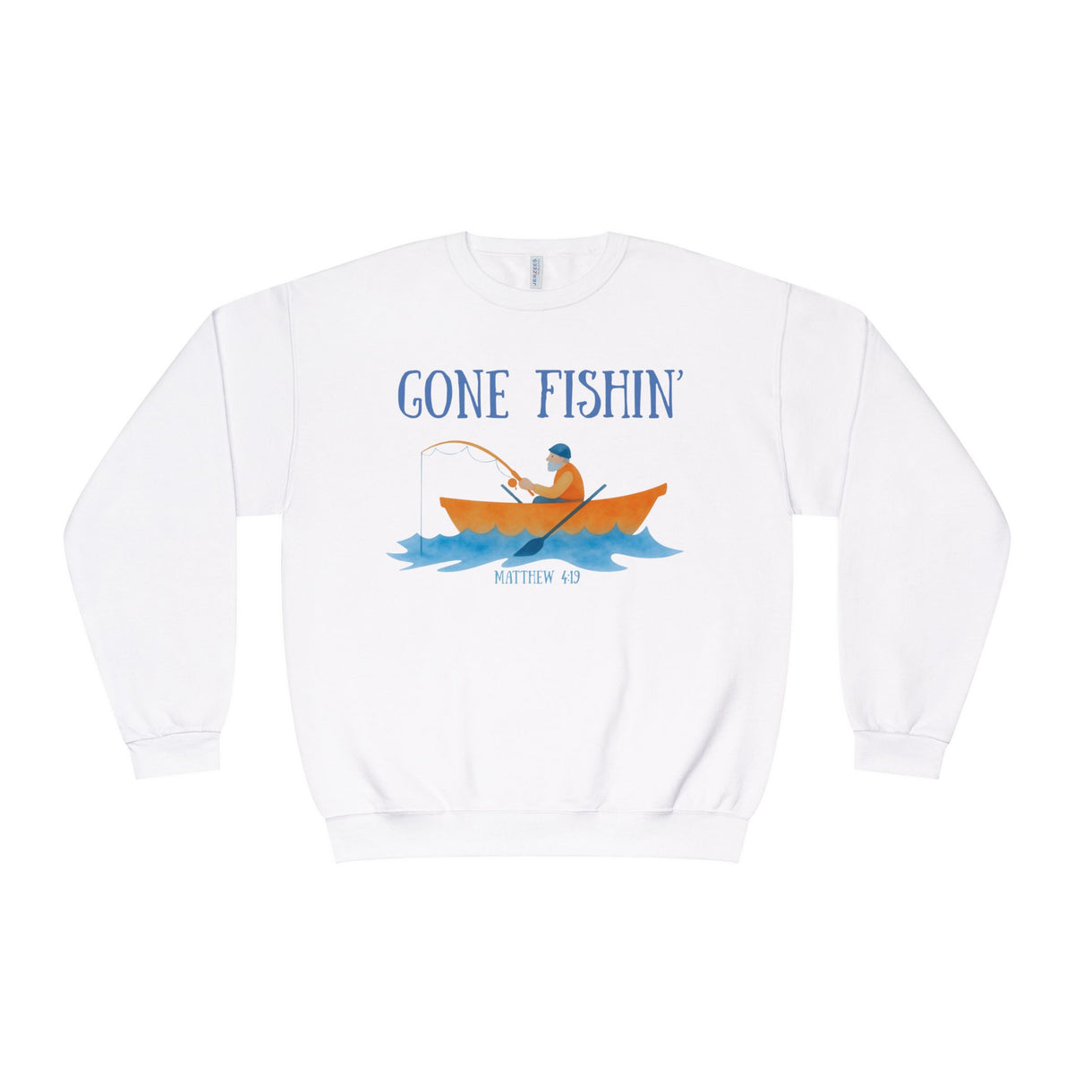 Gone Fishin' Sweatshirt - Cozy Fishing Crewneck for Outdoor Anglers