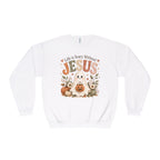 Christian Halloween Sweatshirt, Life Without Jesus Is Scary, Halloween Crewneck, Faith Based Fall Shirt
