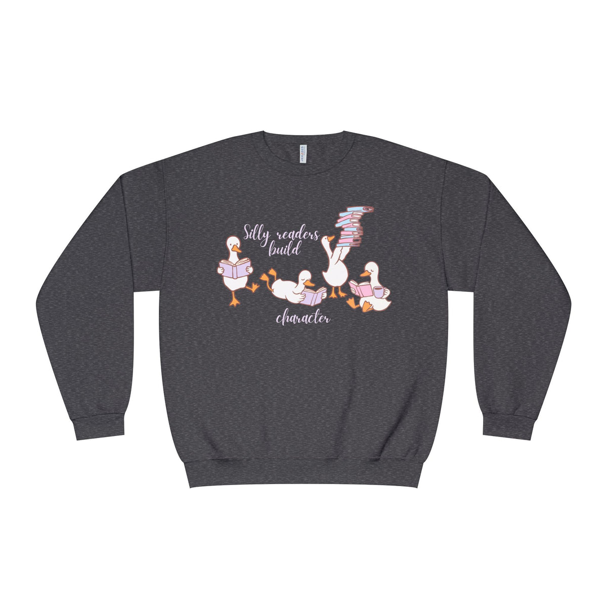 Cozy Reads Crewneck Sweatshirt — Cute Booklover Graphic