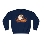 Just Here for the Treats Sweatshirt, Halloween Ghost Sweatshirt, Cute Halloween Shirt, Pumpkin Sweatshirt, Spooky Season Gift