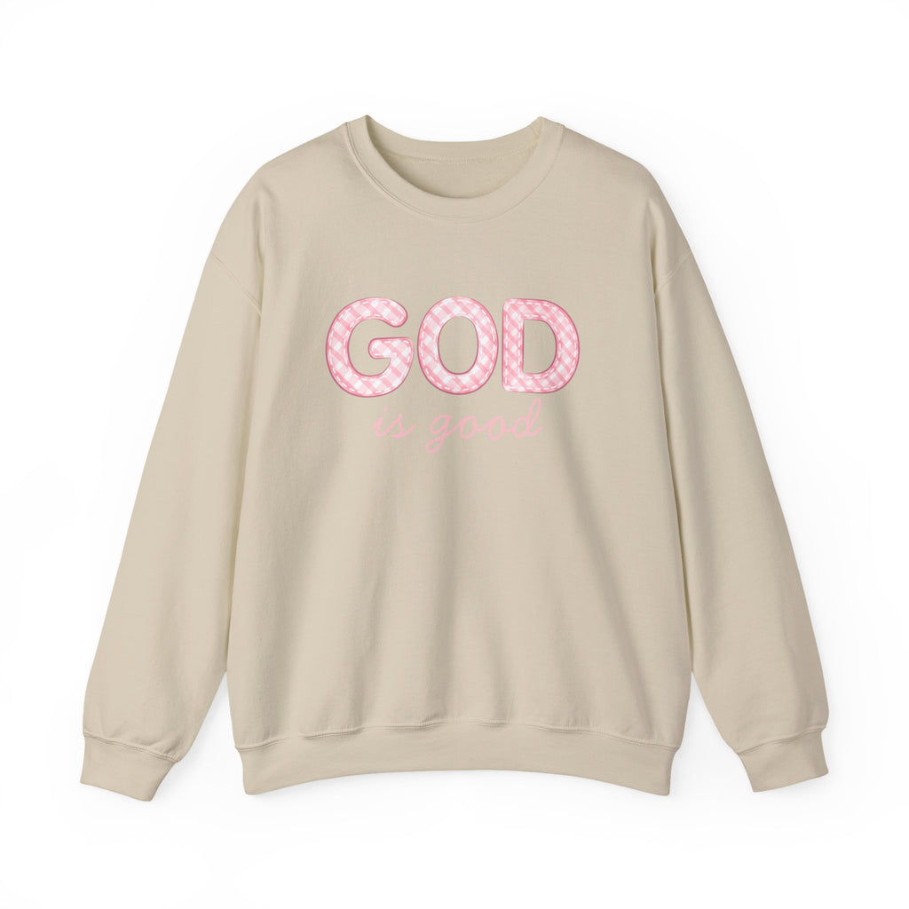 GOD Is Good Sweatshirt, Christian Crewneck, Faith-Based Pullover
