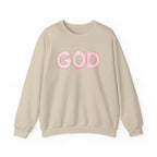 GOD Is Good Sweatshirt, Christian Crewneck, Faith-Based Pullover