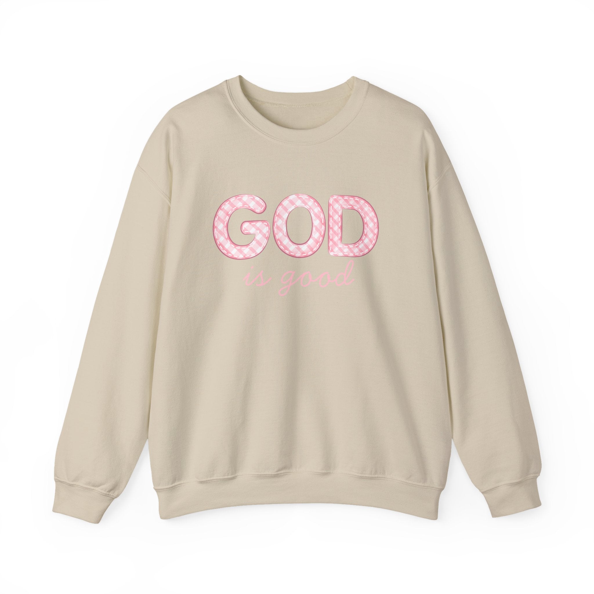 GOD Is Good Sweatshirt, Christian Crewneck, Faith-Based Pullover