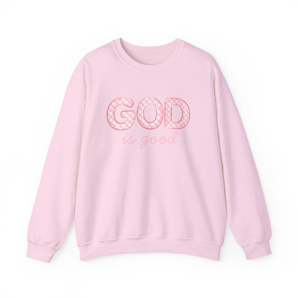 GOD Is Good Sweatshirt, Christian Crewneck, Faith-Based Pullover