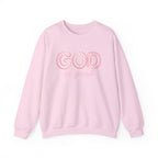 GOD Is Good Sweatshirt, Christian Crewneck, Faith-Based Pullover