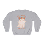 Who’s Afraid of a Little Ole Me Shirt, Cute Ghost Halloween Sweatshirt, Fall Halloween Graphic Sweatshirt, Women’s Spooky Shirt