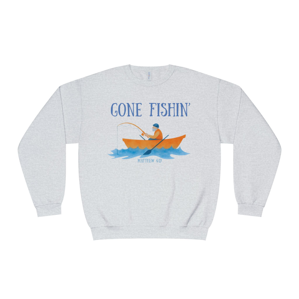 Gone Fishin' Sweatshirt - Cozy Fishing Crewneck for Outdoor Anglers
