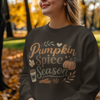Pumpkin Spice Season Sweatshirt, Fall Coffee Shirt, Pumpkin Spice Crewneck, Autumn Pullover, Cozy Fall Sweatshirt, PSL Shirt
