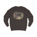 Grace Upon Grace Sweatshirt, Christian Faith Shirt, Grace Shirt, Floral Christian Crewneck, Bible Verse Inspired Gift, Faith Pullover