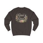 Grace Upon Grace Sweatshirt, Christian Faith Shirt, Grace Shirt, Floral Christian Crewneck, Bible Verse Inspired Gift, Faith Pullover