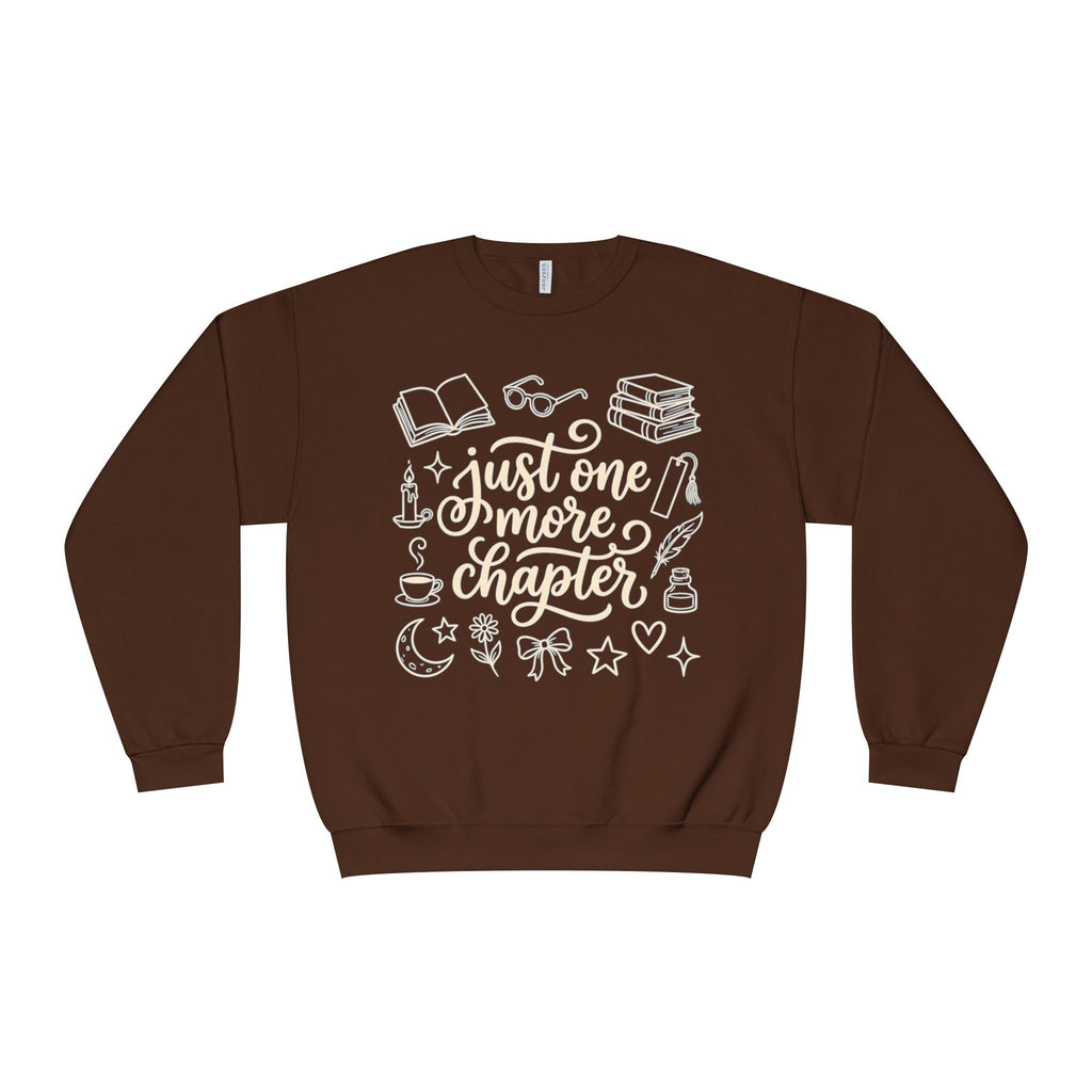 One More Chapter Sweatshirt | Cozy Book Lover Crewneck | Reading Sweatshirt