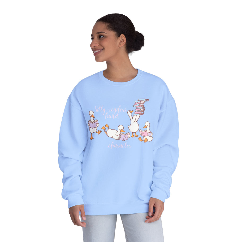 Cozy Reads Crewneck Sweatshirt — Cute Booklover Graphic