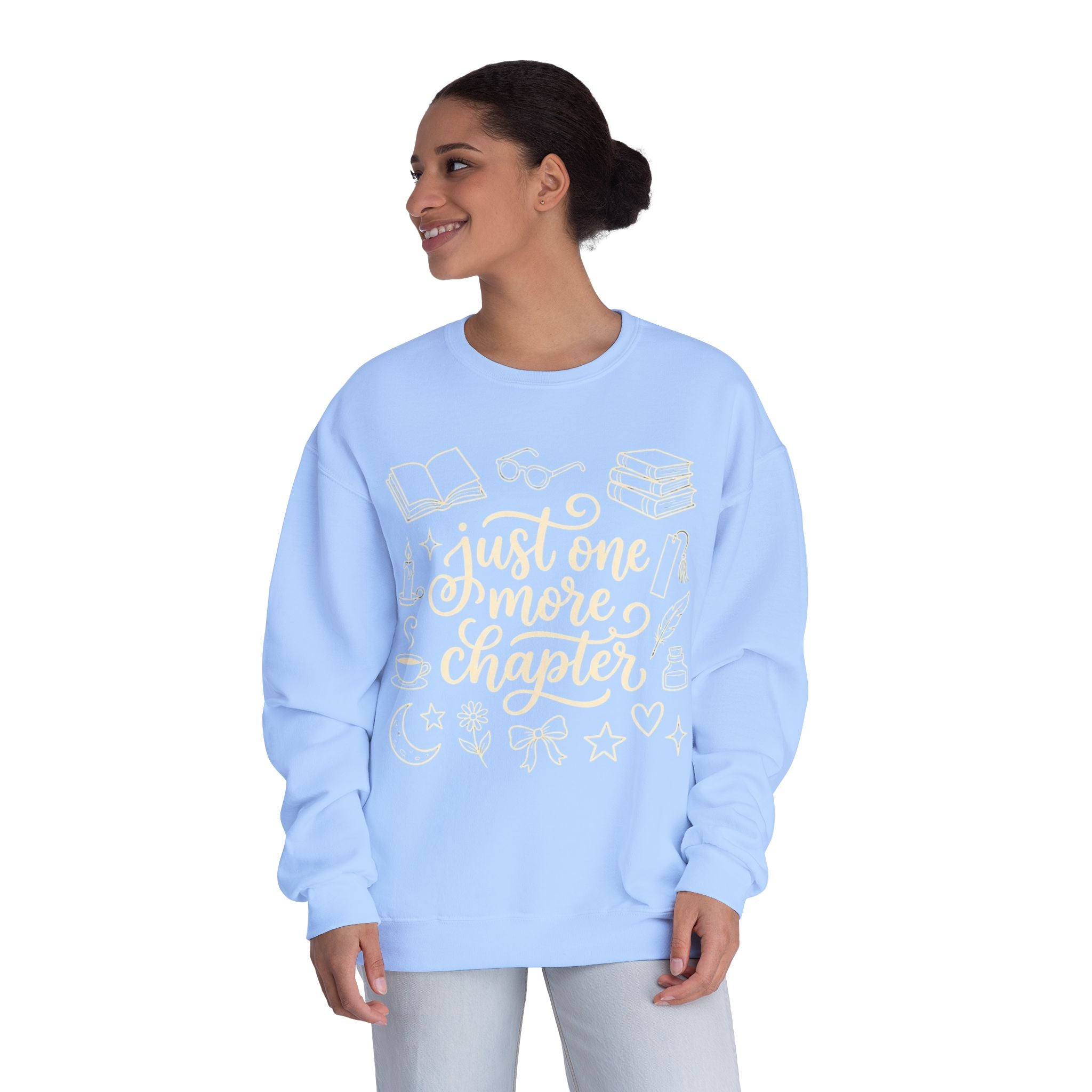 One More Chapter Sweatshirt | Cozy Book Lover Crewneck | Reading Sweatshirt