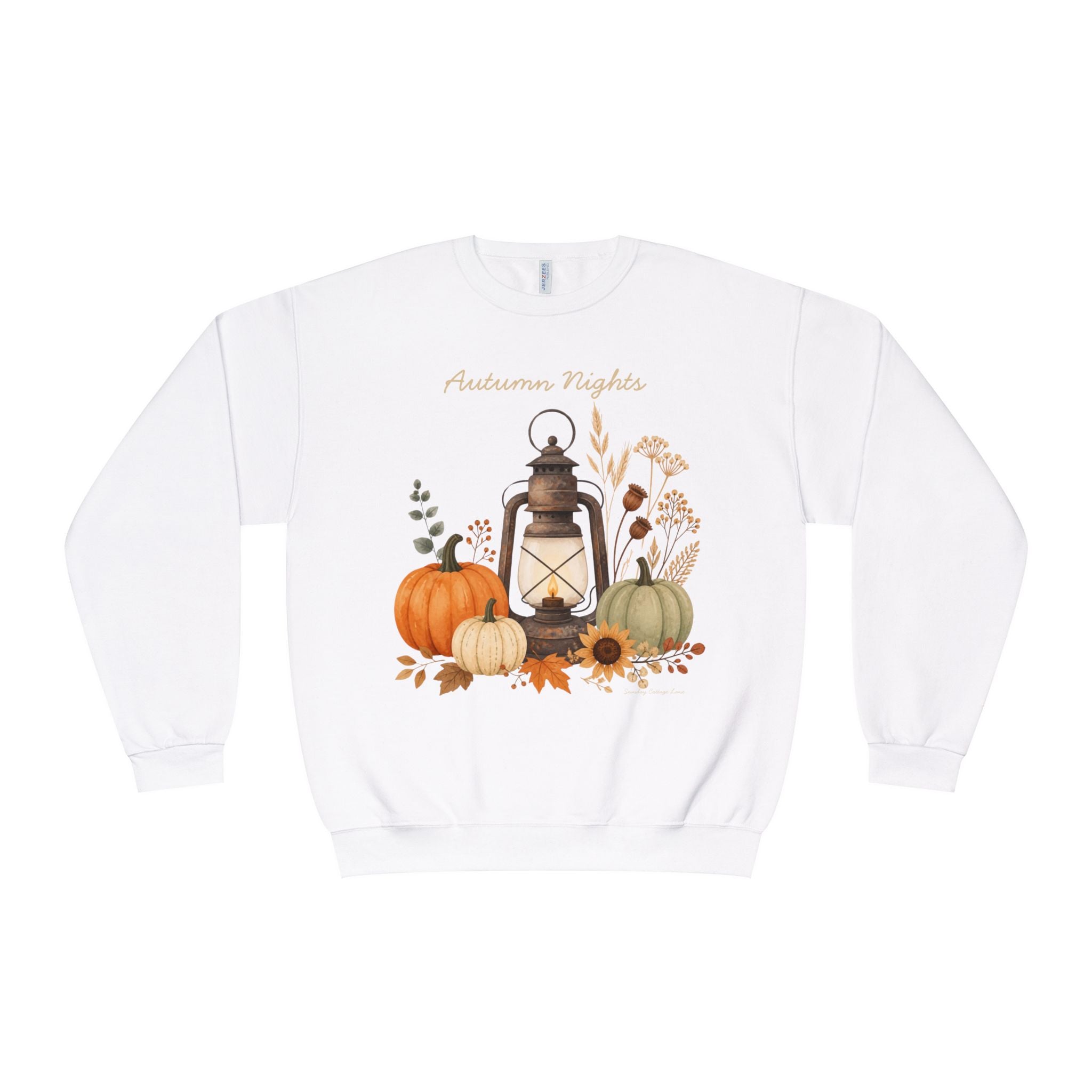 Autumn Nights Sweatshirt, Fall Sweatshirt, Cozy Fall Shirt, Pumpkin Sweatshirt, Autumn Graphic Sweatshirt, Fall Women’s Gift