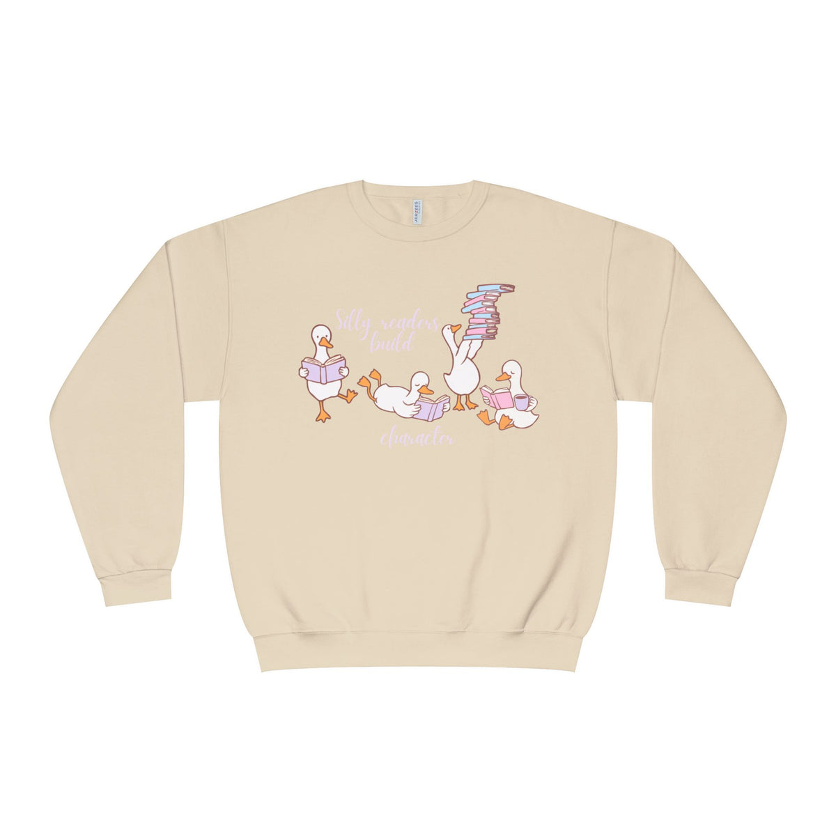 Cozy Reads Crewneck Sweatshirt — Cute Booklover Graphic