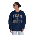 Team Jesus Crewneck Sweatshirt Faith Crewneck, Jesus Shirt, John 3:16 Sweatshirt, Christian Gift for Women, Faith Based Pullover