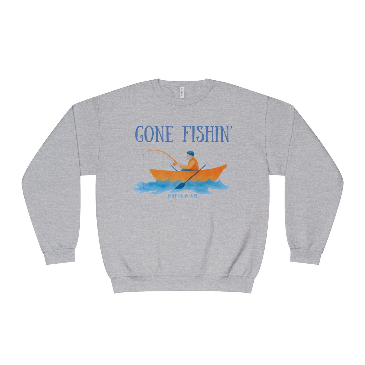 Gone Fishin' Sweatshirt - Cozy Fishing Crewneck for Outdoor Anglers