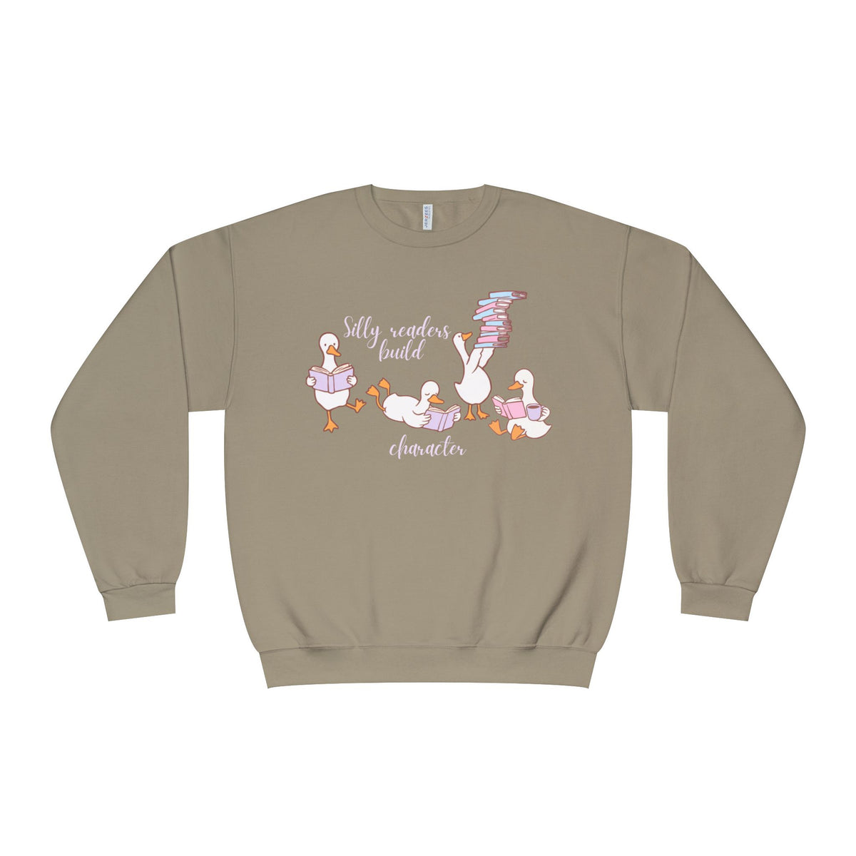 Cozy Reads Crewneck Sweatshirt — Cute Booklover Graphic