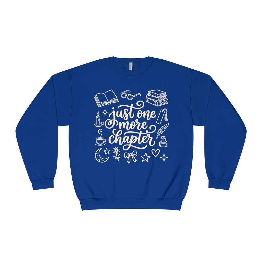 One More Chapter Sweatshirt | Cozy Book Lover Crewneck | Reading Sweatshirt