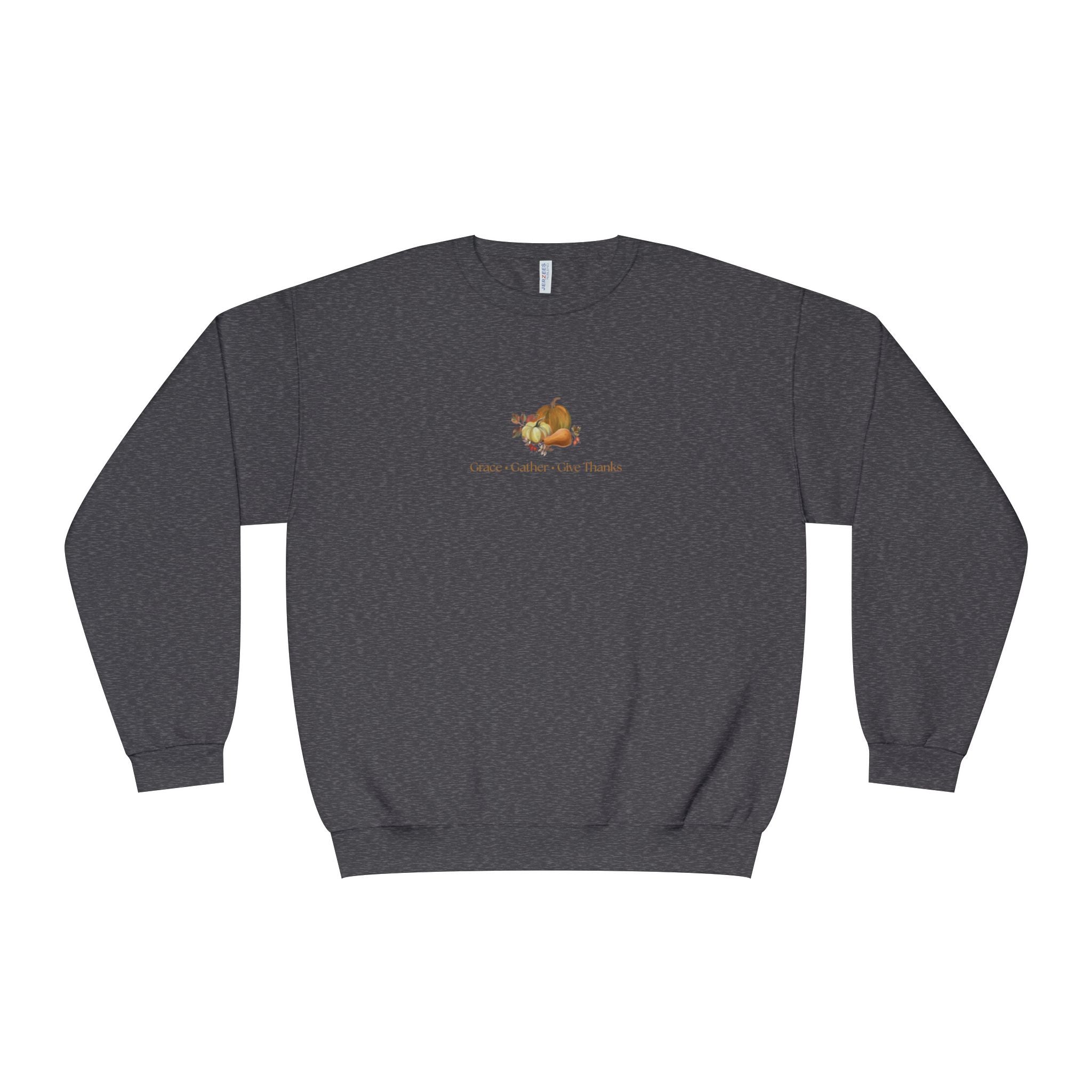 Grace Gather Give Thanks Shirt, Christian Thanksgiving Sweatshirt, Fall Faith Sweatshirt, Women’s Thanksgiving Shirt