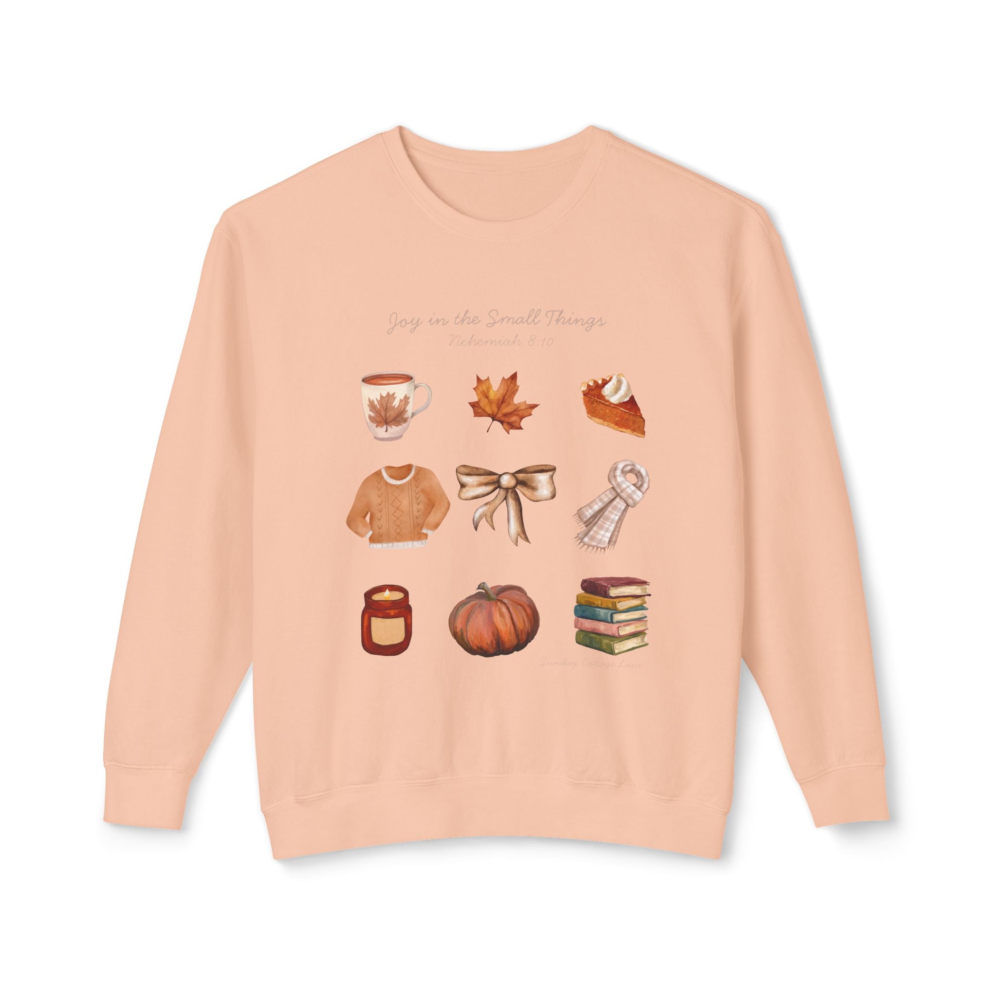 Cozy Fall Sweatshirt, Autumn Icons Crewneck, Pumpkin Coffee Books Sweatshirt, Cottagecore Fall Shirt, Cozy Season Pullover