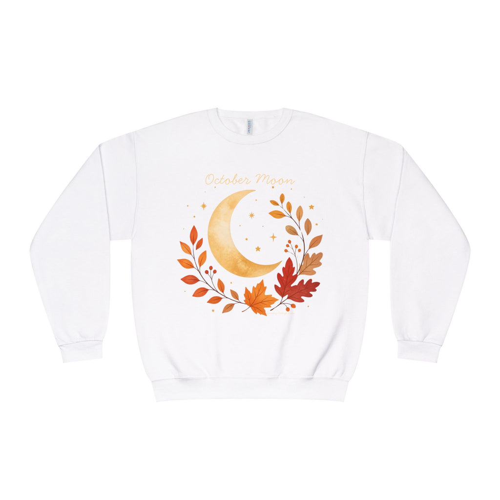 October Moon Sweatshirt, Fall Moon Shirt, Autumn Sweatshirt, Cozy Halloween Shirt, October Shirt, Fall Women’s Gift