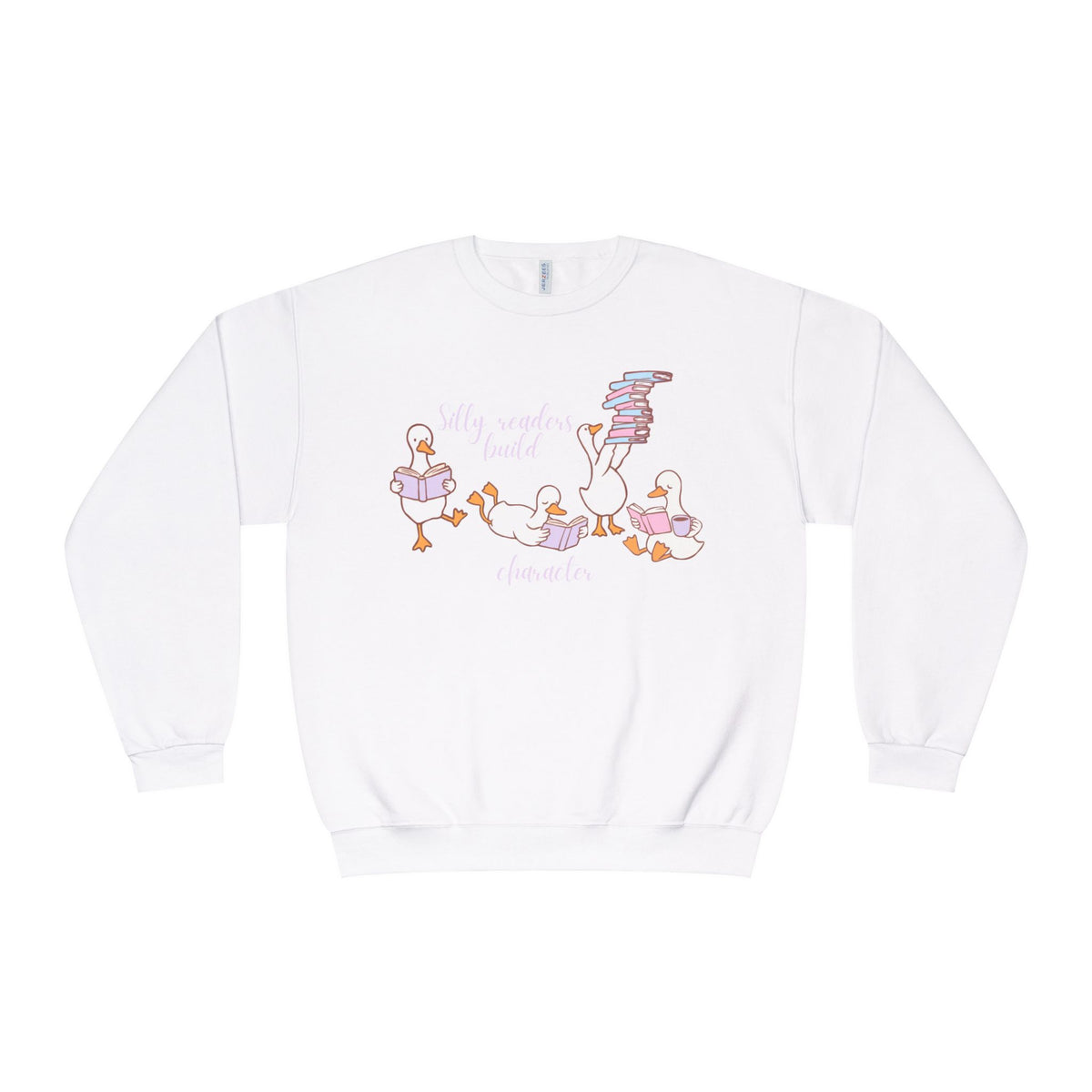 Cozy Reads Crewneck Sweatshirt — Cute Booklover Graphic
