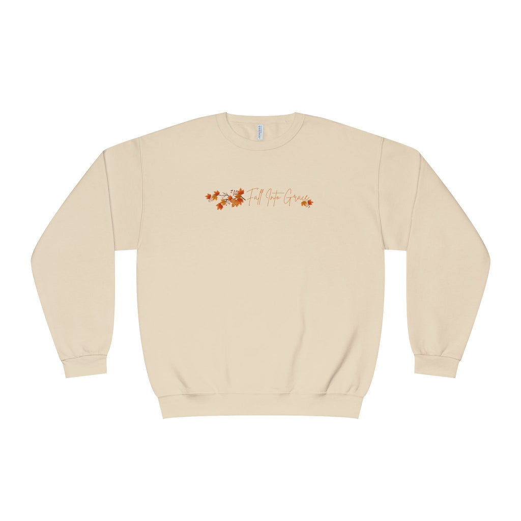 Fall Into Grace Shirt, Christian Fall Sweatshirt, Autumn Faith Shirt, Women’s Fall Graphic Shirt