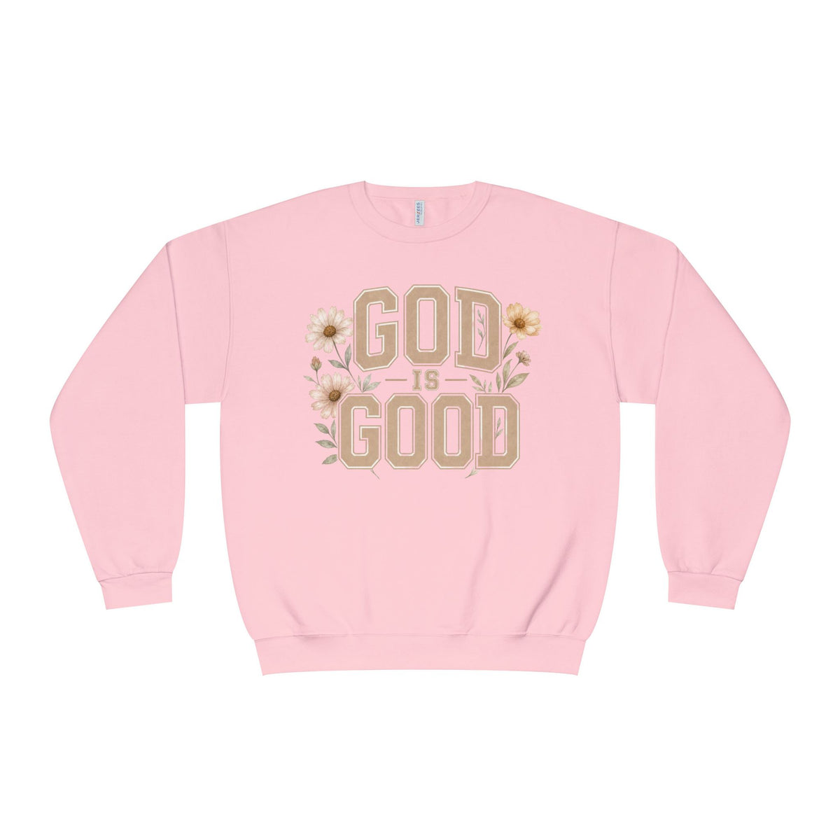 GOD Is Good Sweatshirt, Christian Crewneck, Faith-Based Pullover