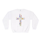 Covered by Grace Shirt, Christian Floral Shirt, Faith Based Shirt, Christian Women’s Gift, Cross Shirt, Inspirational Christian Shirt