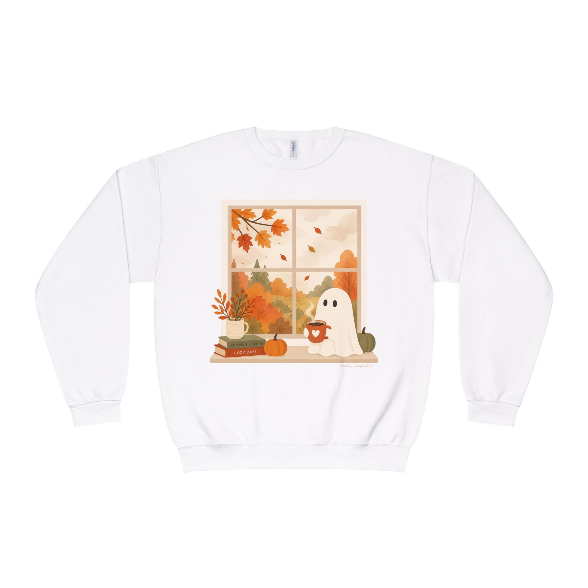 Cozy Little Ghost Shirt, Cute Ghost Sweatshirt, Fall Halloween Shirt, Cozy Halloween Shirt, Autumn Ghost Shirt, Spooky Season Gift