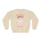 Who’s Afraid of a Little Ole Me Shirt, Cute Ghost Halloween Sweatshirt, Fall Halloween Graphic Sweatshirt, Women’s Spooky Shirt