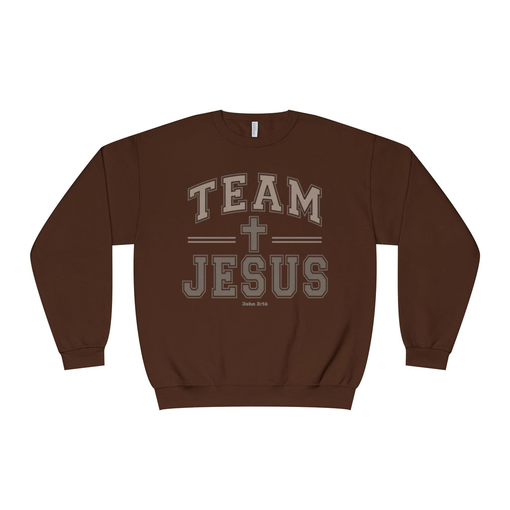 Team Jesus Crewneck Sweatshirt Faith Crewneck, Jesus Shirt, John 3:16 Sweatshirt, Christian Gift for Women, Faith Based Pullover