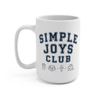 Simple Joys Club 15oz Coffee Mug | Cozy Christian Mug | Everyday Coffee Mug 15oz