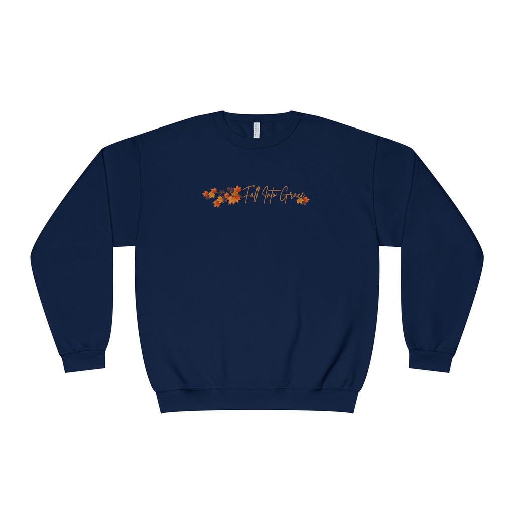 Fall Into Grace Shirt, Christian Fall Sweatshirt, Autumn Faith Shirt, Women’s Fall Graphic Shirt