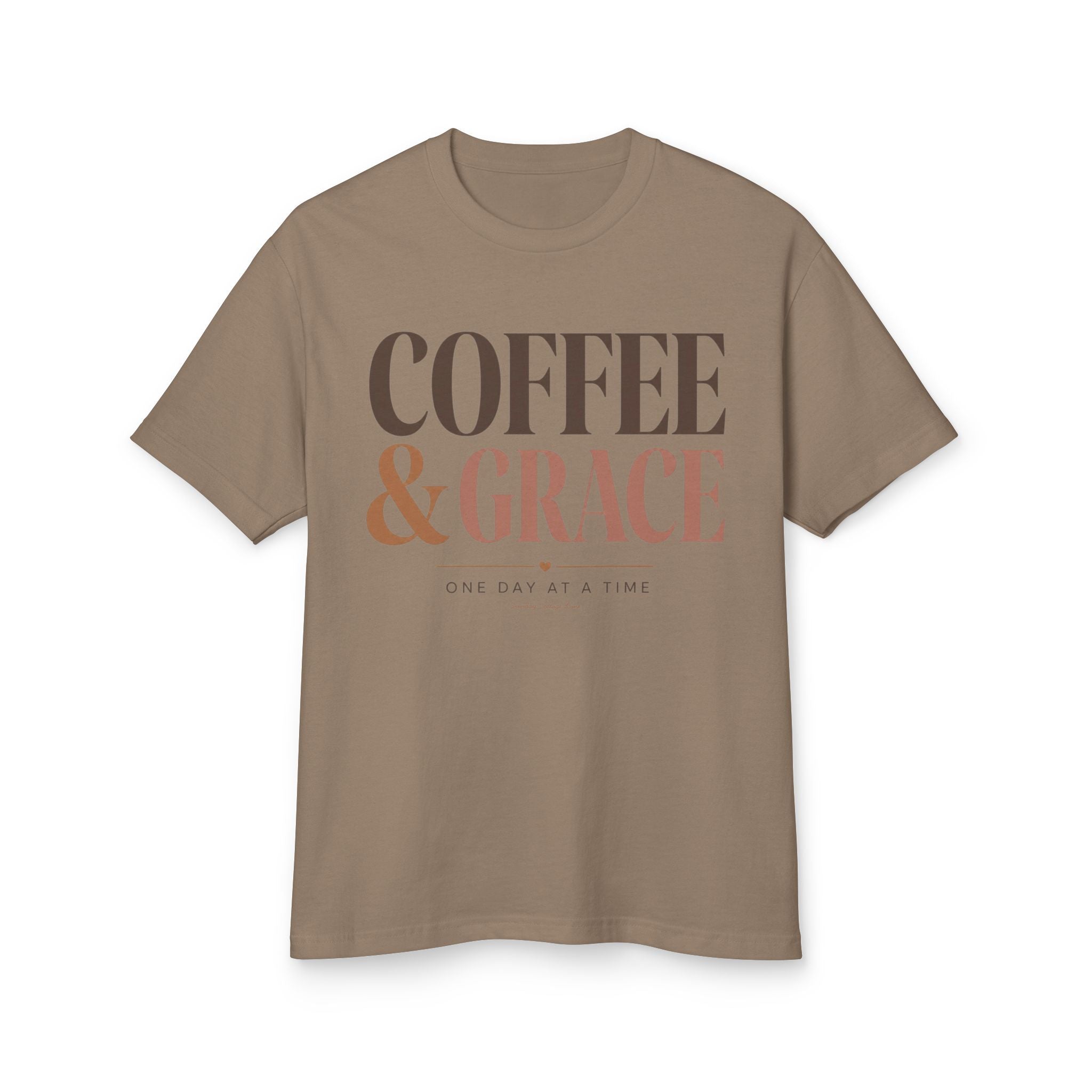 Coffee & Grace Shirt, Christian Coffee T-Shirt, Faith Shirt for Women, Christian Graphic Tee