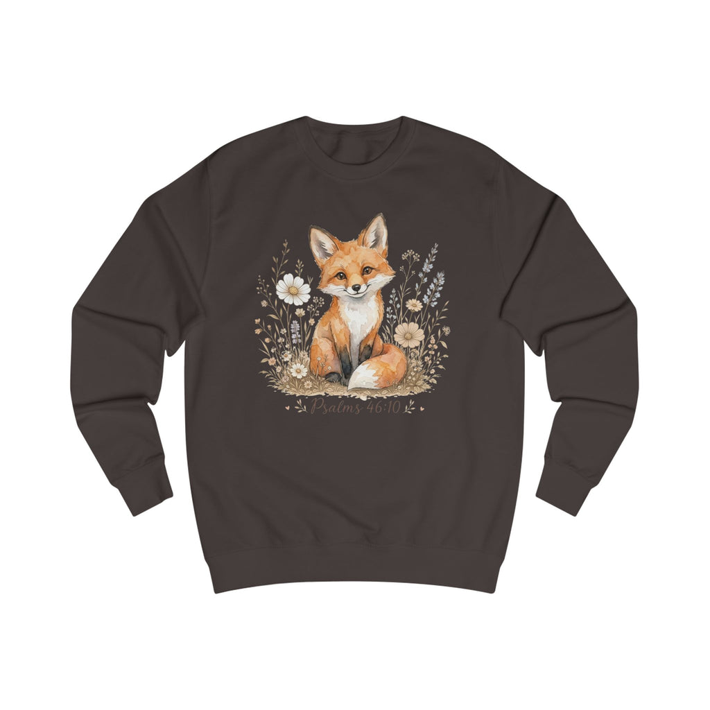 Psalm 46:10 Fox Shirt, Be Still and Know Sweatshirt, Christian Animal Shirt, Bible Verse Crewneck, Faith Sweatshirt, Christian Gift