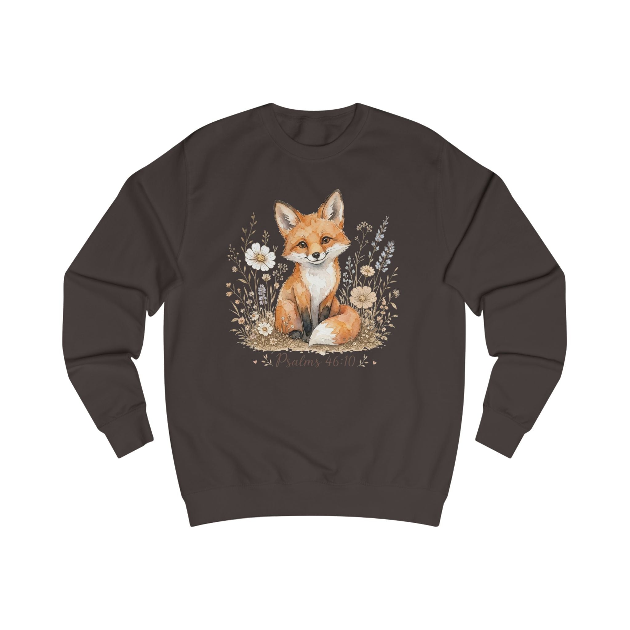 Psalm 46:10 Fox Shirt, Be Still and Know Sweatshirt, Christian Animal Shirt, Bible Verse Crewneck, Faith Sweatshirt, Christian Gift