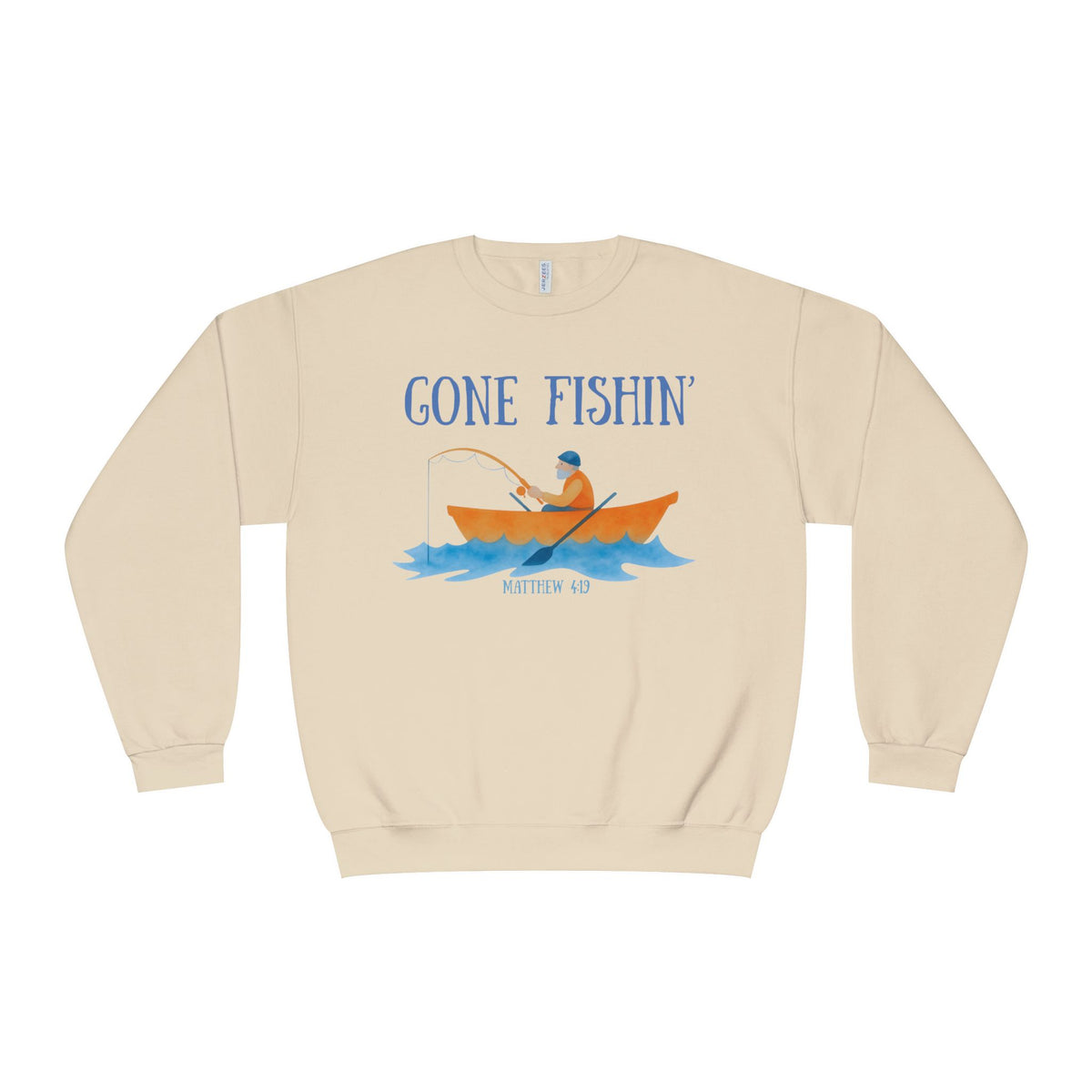 Gone Fishin' Sweatshirt - Cozy Fishing Crewneck for Outdoor Anglers
