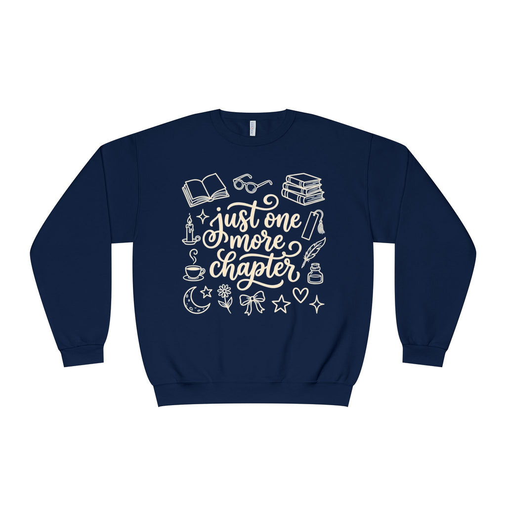 One More Chapter Sweatshirt | Cozy Book Lover Crewneck | Reading Sweatshirt