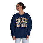 GOD Is Good Sweatshirt, Christian Crewneck, Faith-Based Pullover