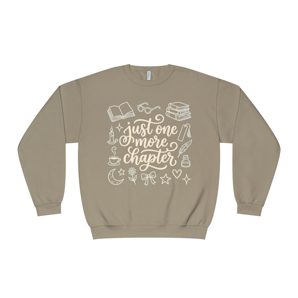 One More Chapter Sweatshirt | Cozy Book Lover Crewneck | Reading Sweatshirt