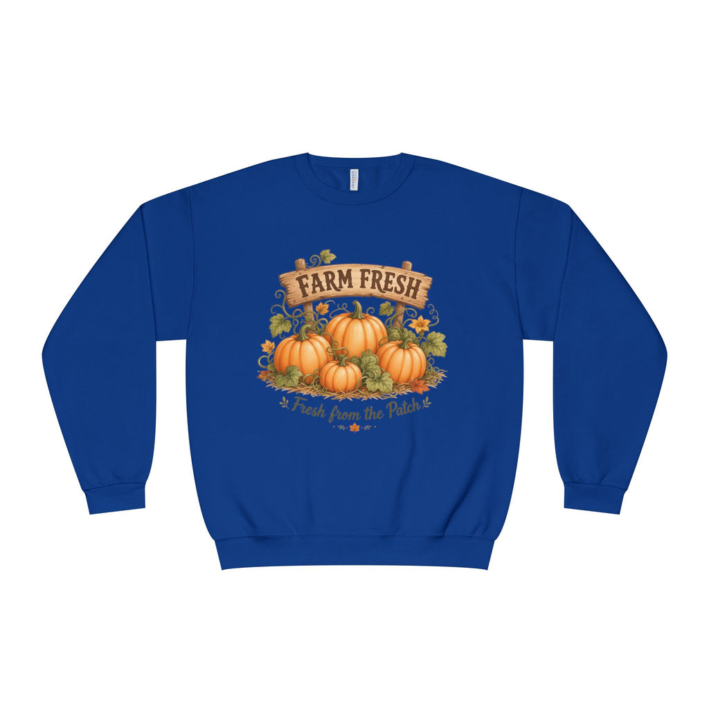 Farm Fresh Pumpkin Sweatshirt, Fresh From the Patch Shirt, Pumpkin Patch Sweatshirt, Fall Farmhouse Shirt, Autumn Pumpkin Gift