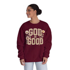 GOD Is Good Sweatshirt, Christian Crewneck, Faith-Based Pullover