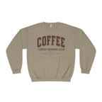 Sunday Morning Club Shirt, Coffee & Quiet Cozy Sweatshirt, Women’s Coffee Graphic Shirt, Cozy Weekend Shirt