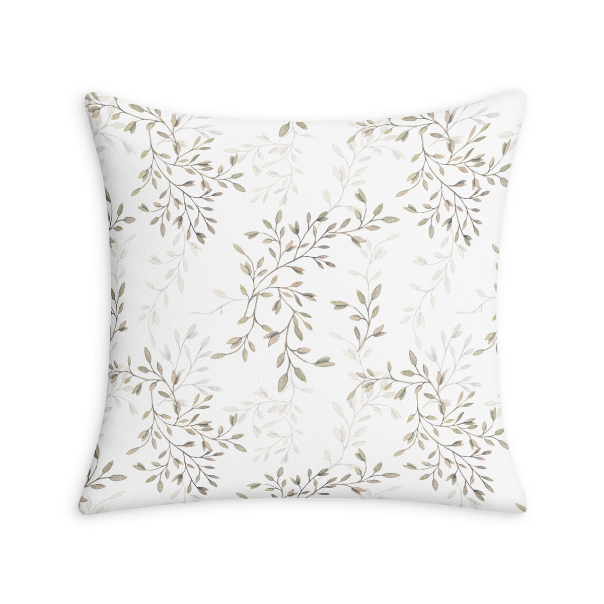 Neutral Botanical Throw Pillow Case