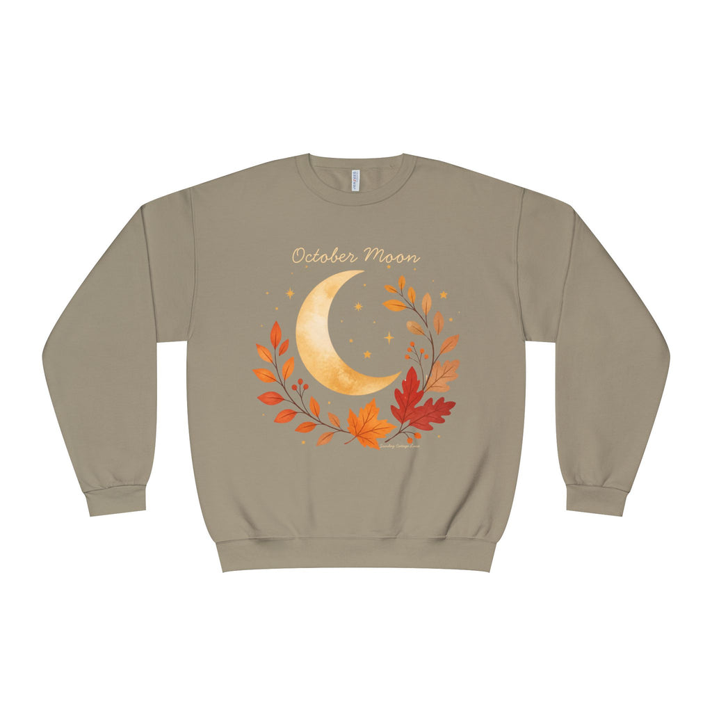 October Moon Sweatshirt, Fall Moon Shirt, Autumn Sweatshirt, Cozy Halloween Shirt, October Shirt, Fall Women’s Gift