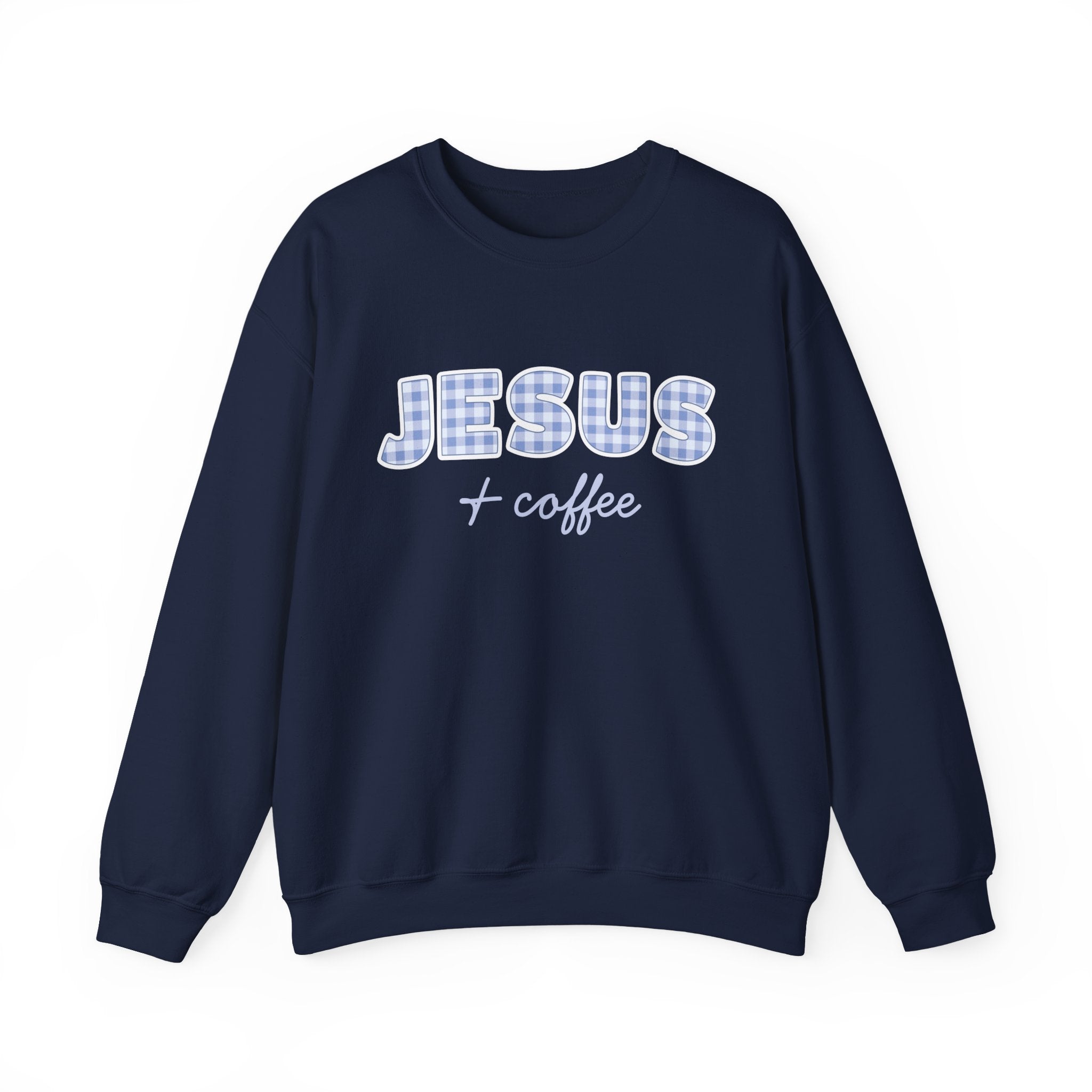 Jesus + Coffee Sweatshirt, Christian Crewneck, Faith Based Pullover