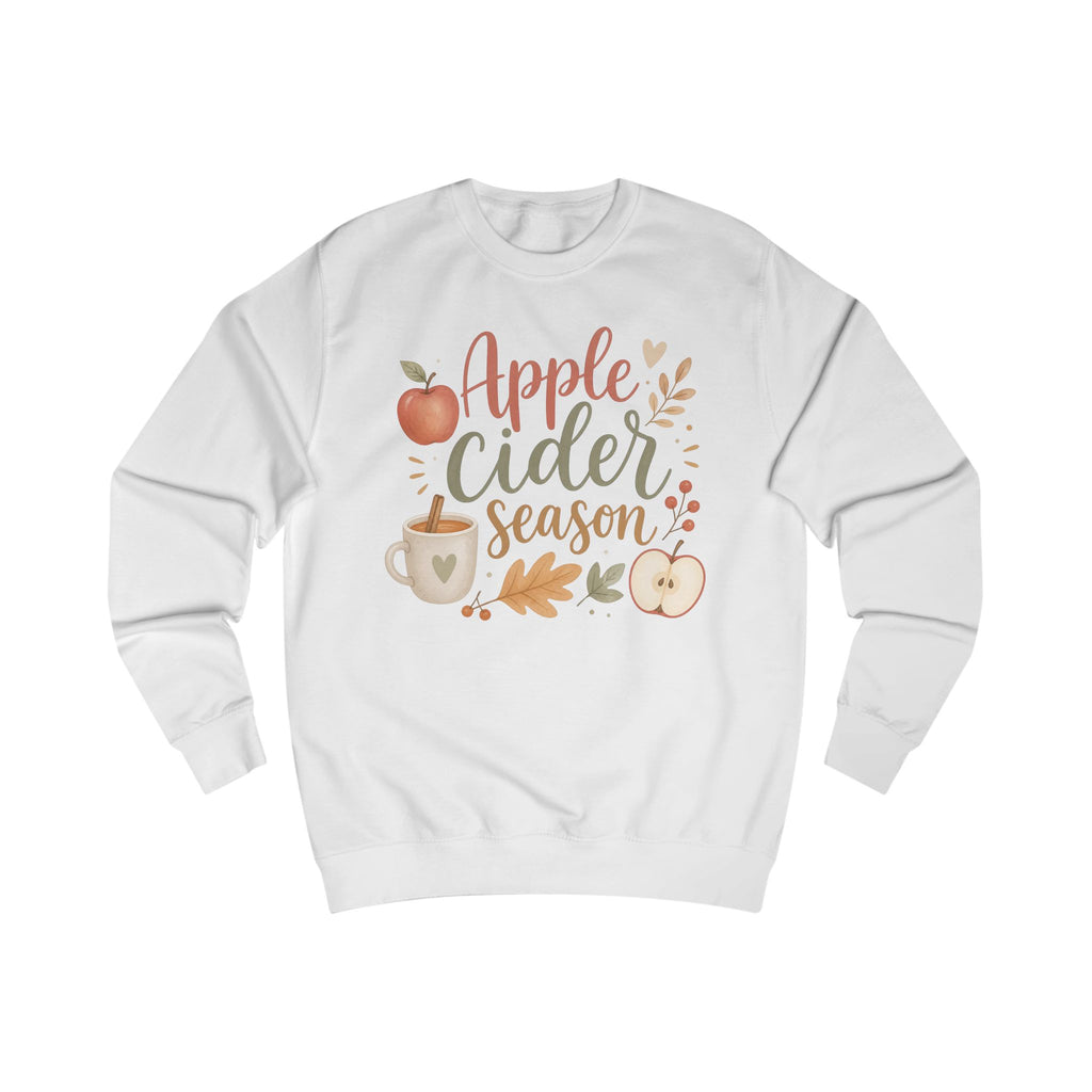 Apple Cider Season Sweatshirt, Fall Crewneck, Autumn Shirt, Cozy Apple Cider Pullover, Fall Coffee Sweatshirt